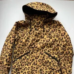 Burton leopard print jacket hotsell